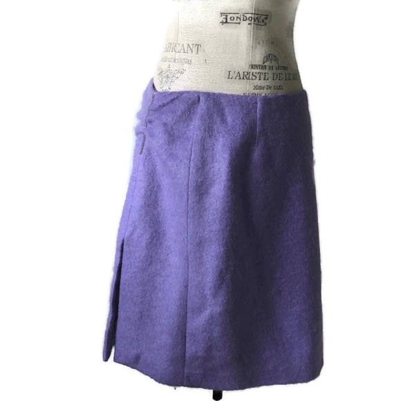 Gabriele Strehle Lined Mohair Lavender Skirt